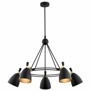 Flash Sale Argon Suspension Charlotte, à cinq flammes, noir