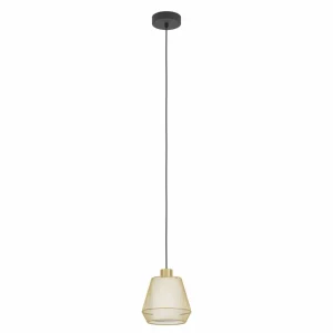 Cheap EGLO Suspension Ciudadela, noir/laiton