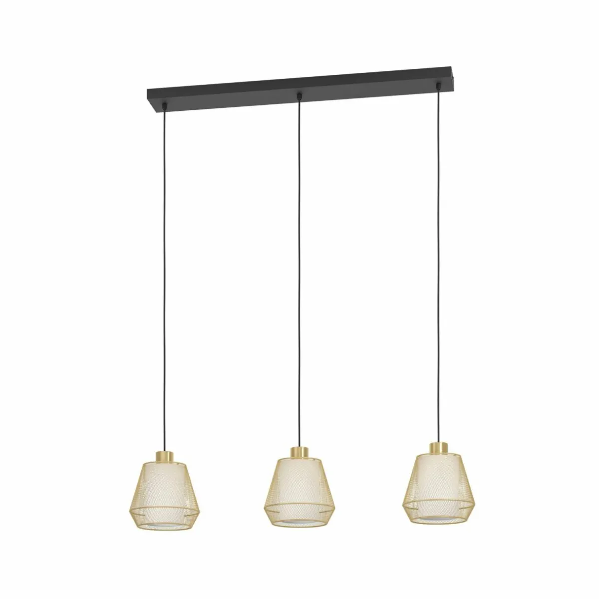 suspension_ciudadela_noirlaiton___lampes_0.webp Store EGLO Suspension Ciudadela, noir/laiton, à 3 lampes