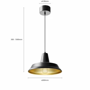 Flash Sale Luminex Suspension Class, noire/dorée