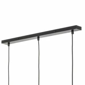 Flash Sale Eko-Light Suspension Cliff, 3 abat-jour cage avec bande bois