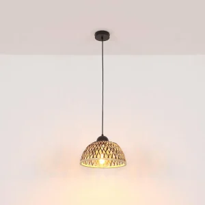 Clearance Globo Suspension Colly abat-jour treillis bambou, Ø40cm