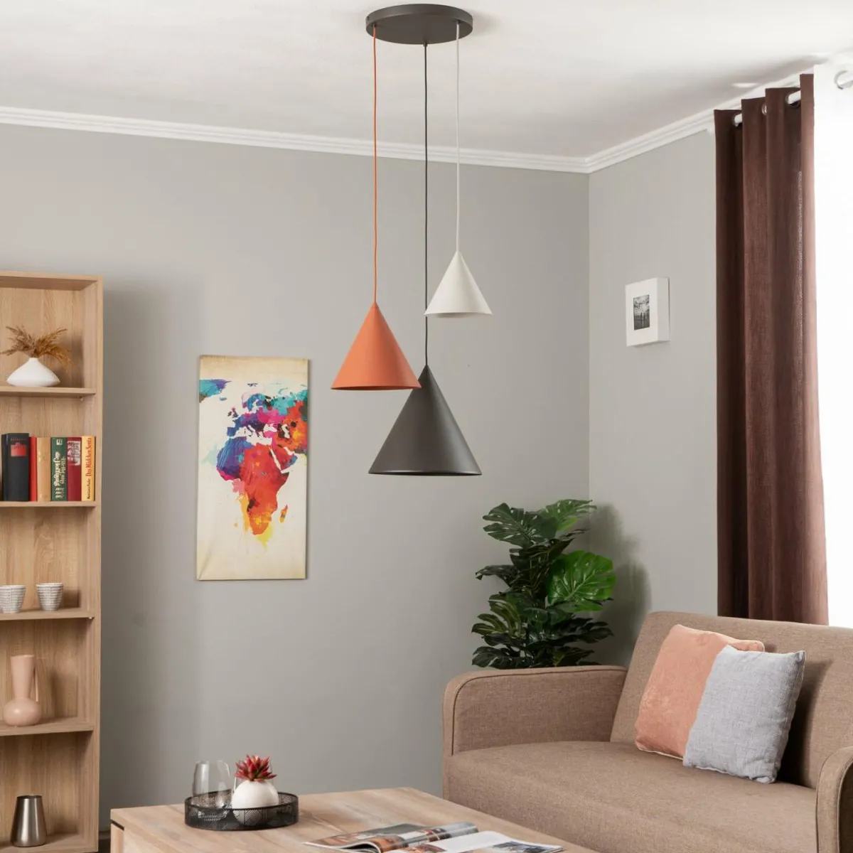 suspension_cono___lampes_ronde_multicolore_tailles_mlanges_0.webp Outlet TK Lighting Suspension Cono, à 3 lampes, ronde, multicolore, tailles mélangées