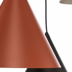 Outlet TK Lighting Suspension Cono, à 3 lampes, ronde, multicolore, tailles mélangées