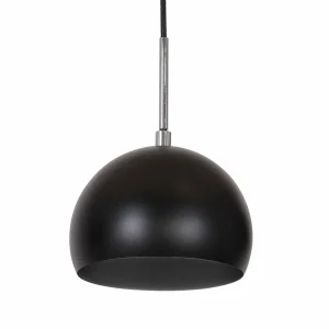 Store Luminex Suspension Cool, à 3 lampes allongée, noire
