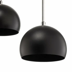 Sale Luminex Suspension Cool, à cinq lampes longue, noire
