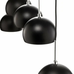 Sale Luminex Suspension Cool, à cinq lampes longue, noire