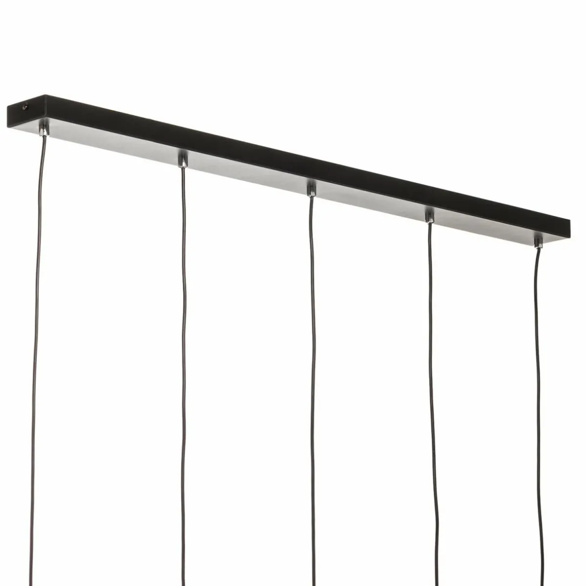 suspension_cool__cinq_lampes_longue_noire_5.webp Sale Luminex Suspension Cool, à cinq lampes longue, noire