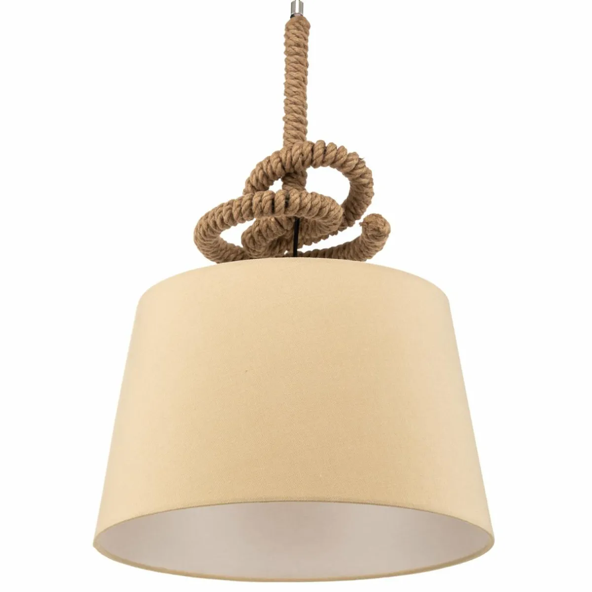 Cheap ONLI Suspension Corda avec abat-jour en tissu Nœud de corde