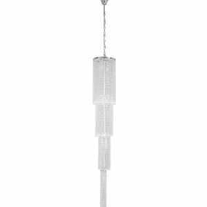 Sale Clayre&Eef Suspension CR114 avec pendentif en verre, 210 cm