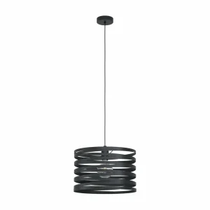 Discount EGLO Suspension Cremella, Ø 37 cm, noir, acier