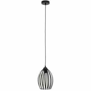 Hot HELAM Suspension Dali en noir, à 1 lampe