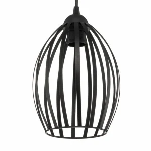Hot HELAM Suspension Dali en noir, à 1 lampe