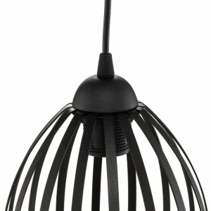 Hot HELAM Suspension Dali en noir, à 1 lampe