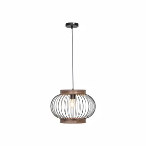 Online Viokef Suspension Darling en acier et bois, ronde