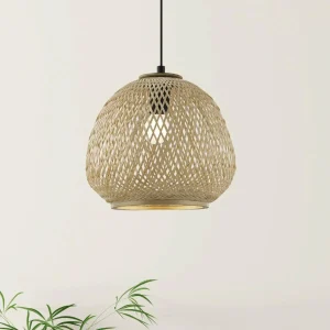 Cheap EGLO Suspension Dembleby, une lampe, naturel