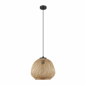 Cheap EGLO Suspension Dembleby, une lampe, naturel