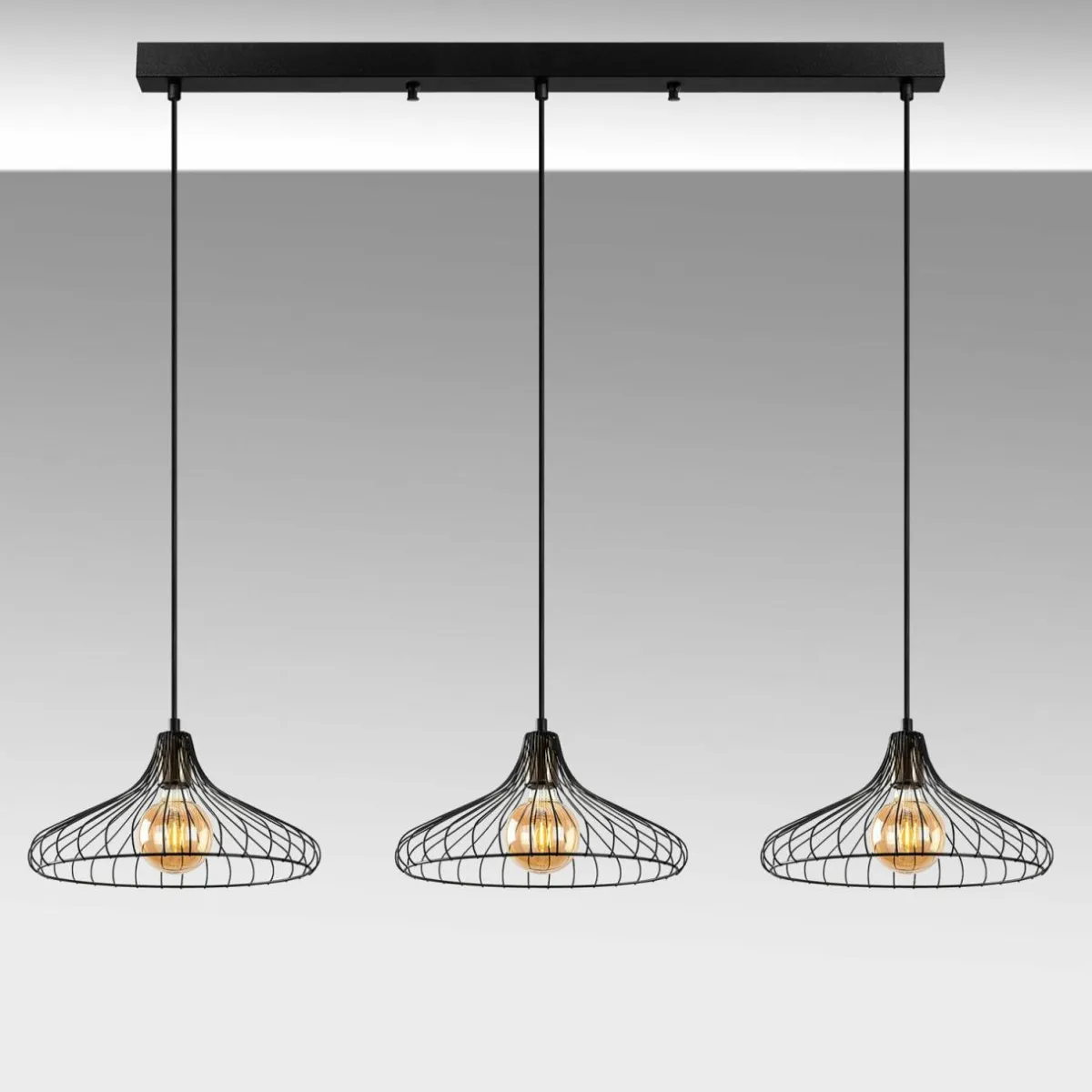 suspension_depay____lampes_linaire_noir_antique_2.webp Store Opviq Suspension Depay 11260 à 3 lampes linéaire noir antique