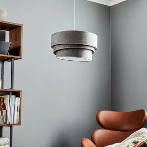 Shop Duolla Suspension Devon, grise/blanche Ø45 cm
