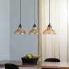 Online Opviq Suspension Dilberay 326-S à 3 lampes ambre/noir