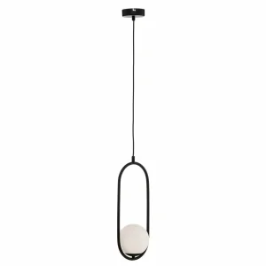 Hot ALDEX Suspension Dione, à 1 lampe, noir/blanc
