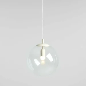 Discount ALDEX Suspension Dione, à 1 lampe, transparente/crème