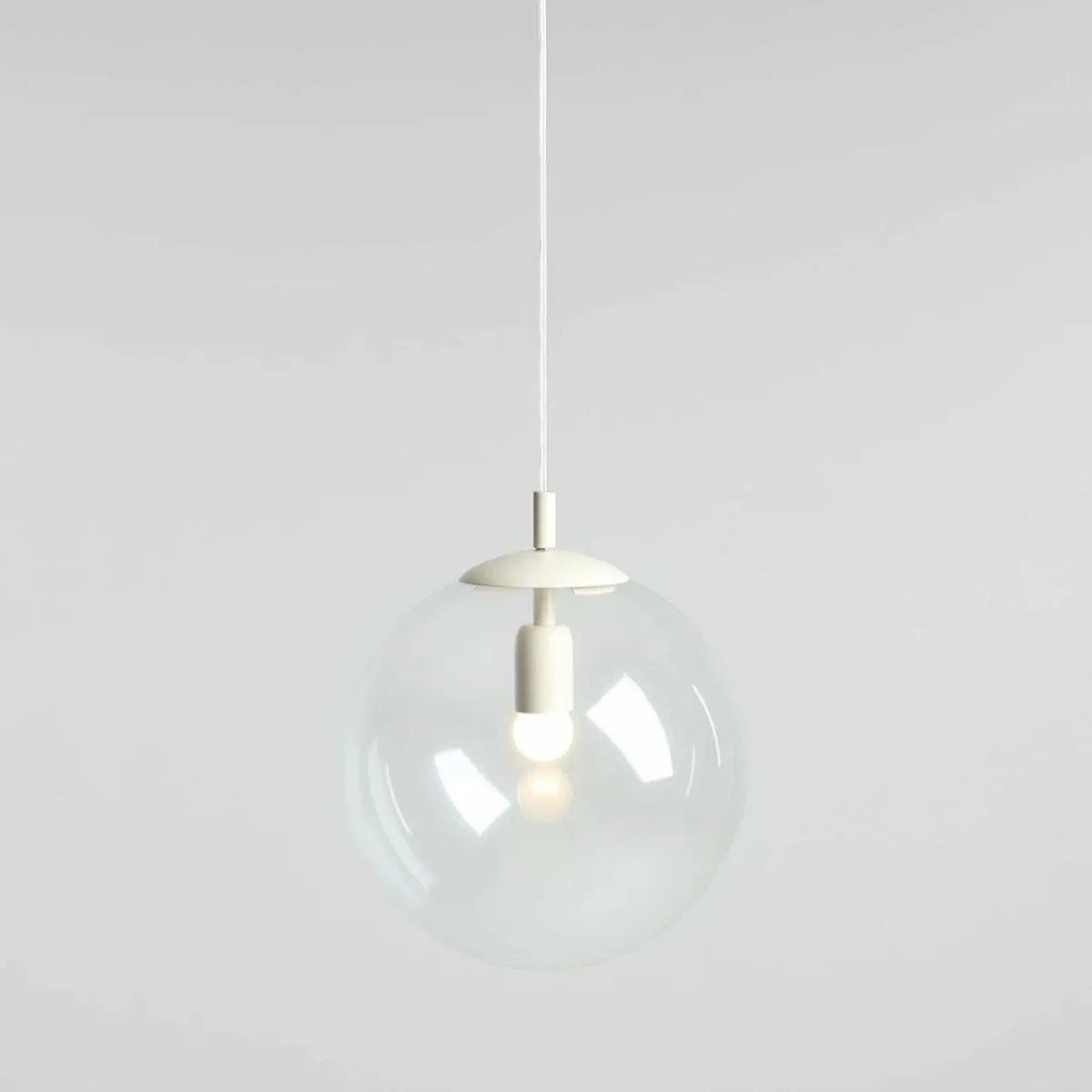 suspension_dione___lampe_transparentecrme_1.webp Discount ALDEX Suspension Dione, à 1 lampe, transparente/crème