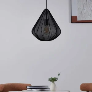 Cheap EGLO Suspension Dolwen, noir, Ø 33,5 cm