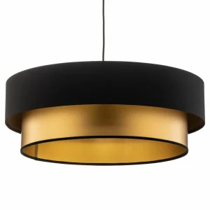 Best Maco Design Suspension Dorina, noir/or Ø 60cm