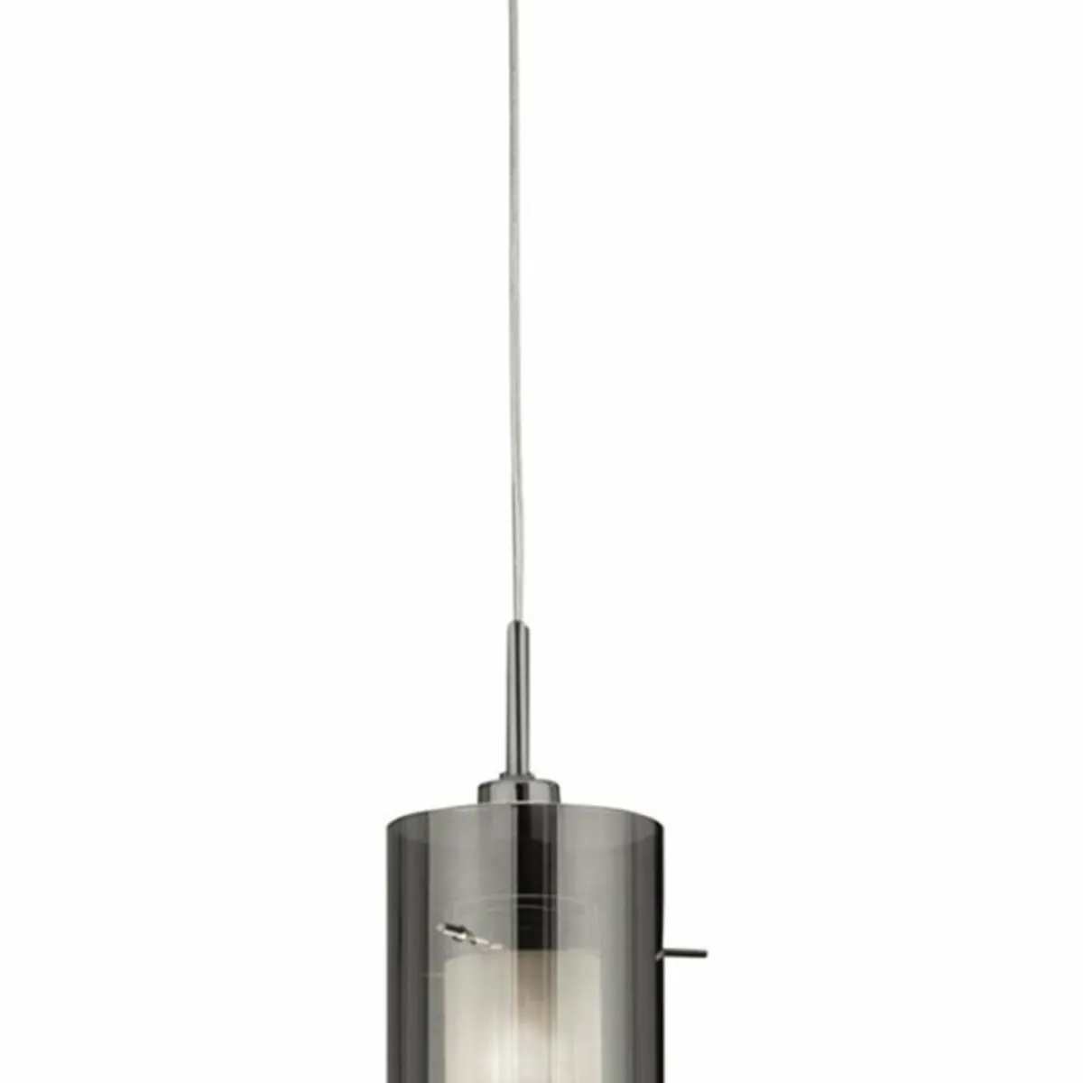 suspension_duo__verre_fumchrom_longue__lampes_0.webp Outlet Searchlight Suspension Duo 2 verre fumé/chromé longue 3 lampes