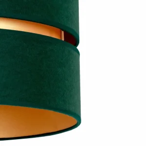 Fashion Duolla Suspension Duo, verte/dorée, à 2 lampes
