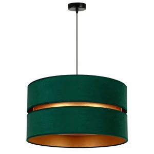 Cheap Duolla Suspension Duo, verte/dorée, Ø 60 cm, à 1 lampe