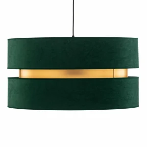 Cheap Duolla Suspension Duo, verte/dorée, Ø 60 cm, à 1 lampe