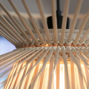 Store Markslöjd Suspension Duplici, fiche, naturel, bambou, Ø 57 cm
