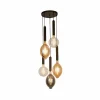 Best Searchlight Suspension Elegance à 5 lampes, noire