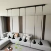Flash Sale EMIBIG LIGHTING Suspension Elit, 6 lampes, noir, métal
