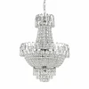 Online Lindby Suspension en cristal Casparia, chromé brillant