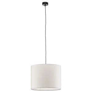 Store Argon Suspension en tissu Harris, abat-jour blanc