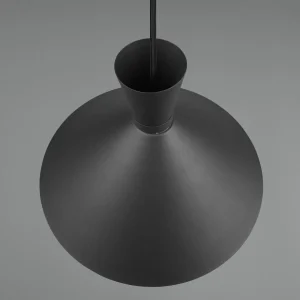 Best Sale Reality Leuchten Suspension Enzo, à une lampe, Ø 35 cm, noire
