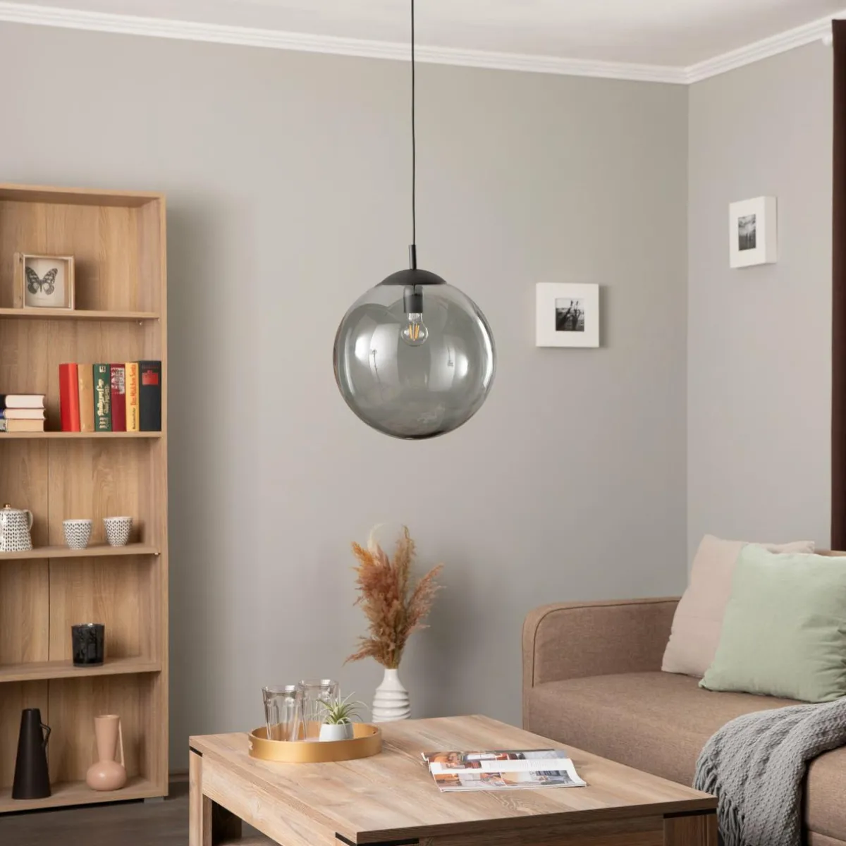 suspension_esme_verre_graphitetransparent__lampe___cm_0.webp Fashion TK Lighting Suspension Esme, verre, graphite-transparent, 1 lampe, Ø 35 cm
