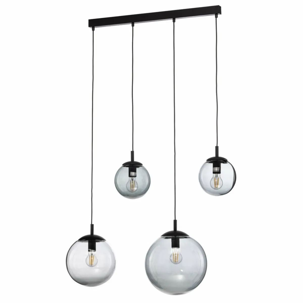 suspension_esme_verre_graphitetransparent__lampes_linaire_1.webp Sale TK Lighting Suspension Esme, verre, graphite-transparent, 4 lampes, linéaire