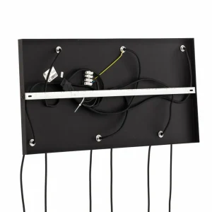 Flash Sale TK Lighting Suspension Esme, verre, multicolore, 6 lampes, rectangle