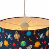 Fashion Niermann Standby Suspension Espace avec abat-jour en tissu