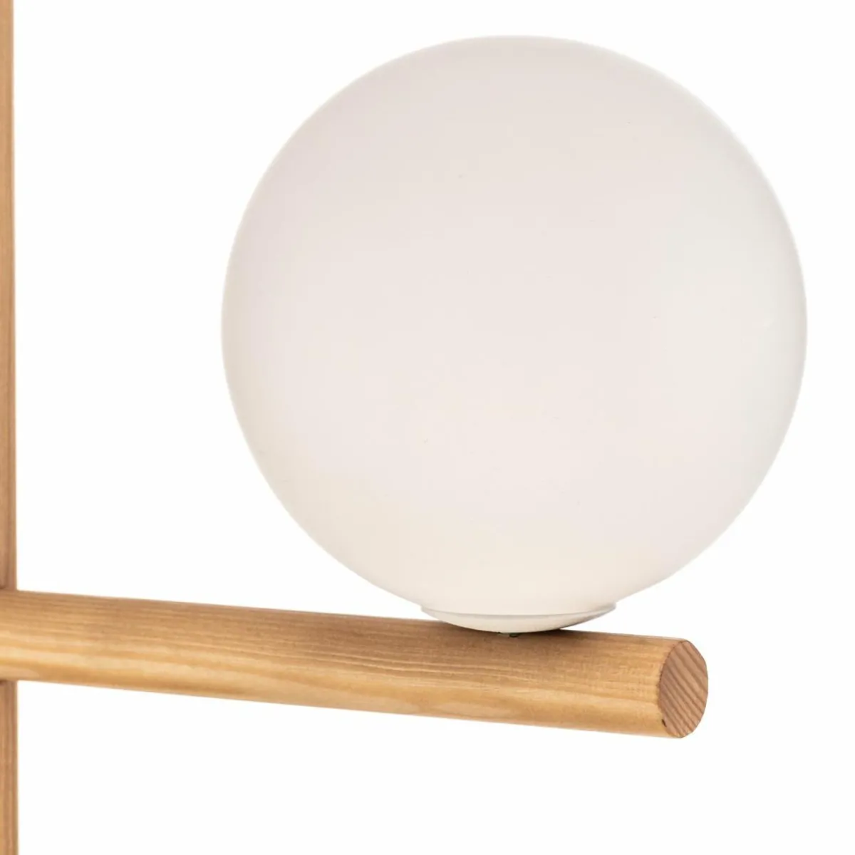 suspension_estera_verre_opalin_bois___lampes_3.webp Cheap TK Lighting Suspension Estera, verre opalin, bois, à 3 lampes