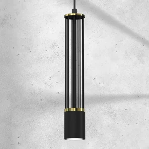 New Eko-Light Suspension Estilo, noire, à 1 lampe