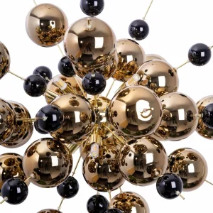 Fashion Näve Suspension Explosion avec sphères dorées