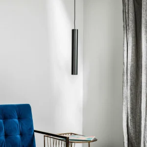 New Nowodvorski Lighting Suspension Eye, 1 lampe, noir, hauteur d'abat-jour 40 cm