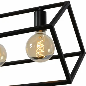 Fashion Lucide Suspension Fabian abat-jour métal, à 6 lampes
