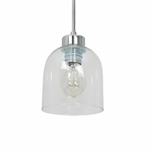 New Luminex Suspension Fill claire/chromée, 1 lampe