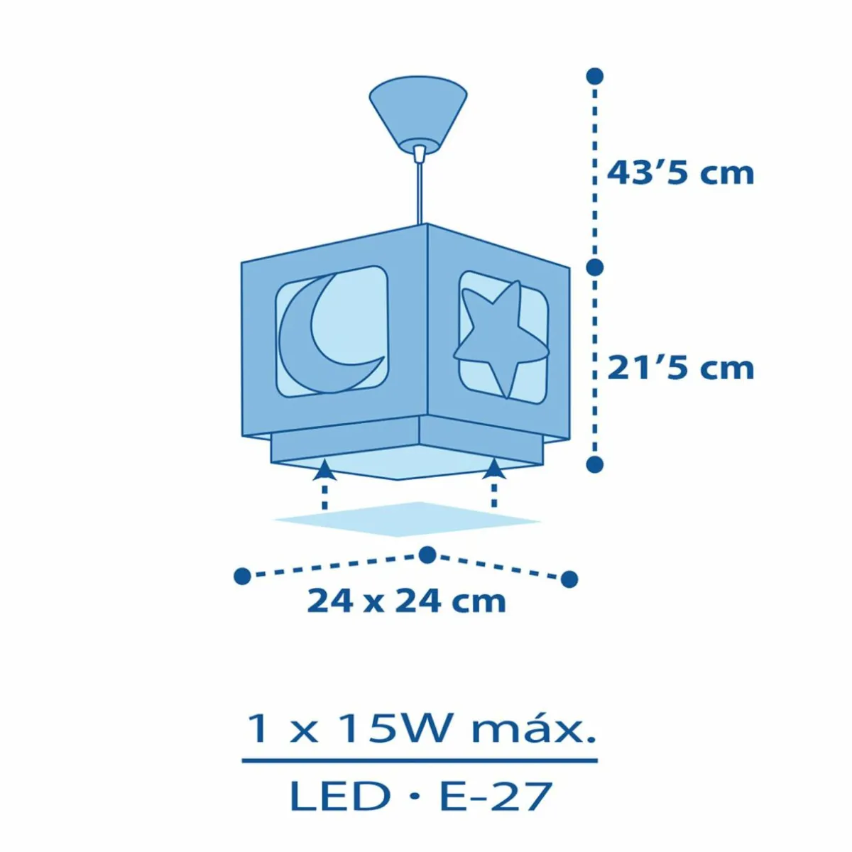 suspension_fluorescente_nachthimmel_bleu_1.webp Shop Dalber Suspension fluorescente NACHTHIMMEL bleu